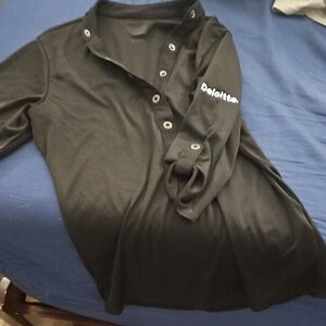 OGIO x Deloitte Code Stretch Long Sleeve Button-Up Dry Roll Up 3/4 Shirt